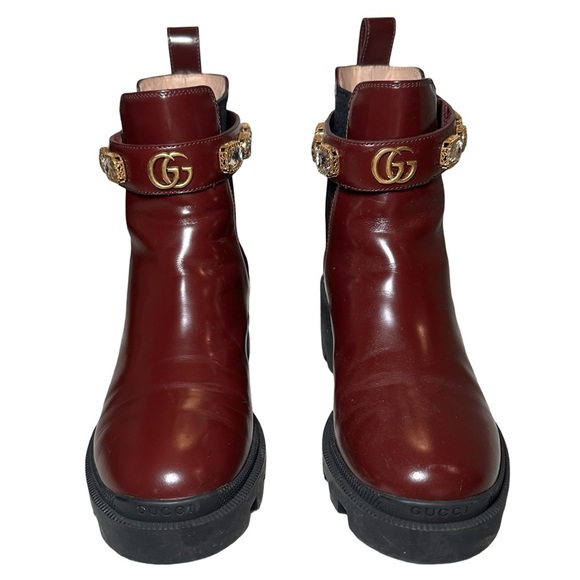 Gucci Trip Bootie with Jewels - Picture 1 of 16